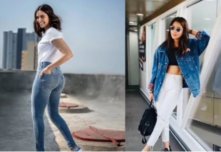 Denim top and Loose pant में अनुष्का शर्मा का दिखा गज़ब स्वैग, Photo Viral